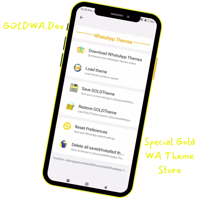 Special Gold WA Theme Store